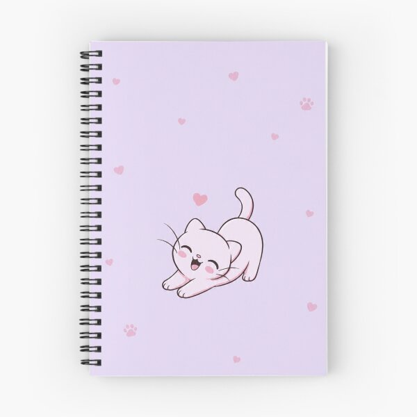Item preview, Cute Kawaii Cat iPhone Case – Pink Pastel Kitten Heart Paw Print Aesthetic Girly Phone Case Gift designed and sold by IconicDesignsXd.