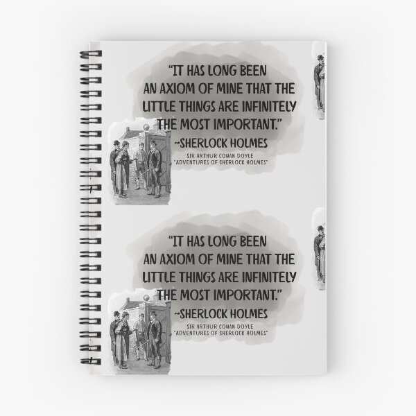 Item preview, Sherlock Holmes Axiom - Little things most important designed and sold by stella literarium.