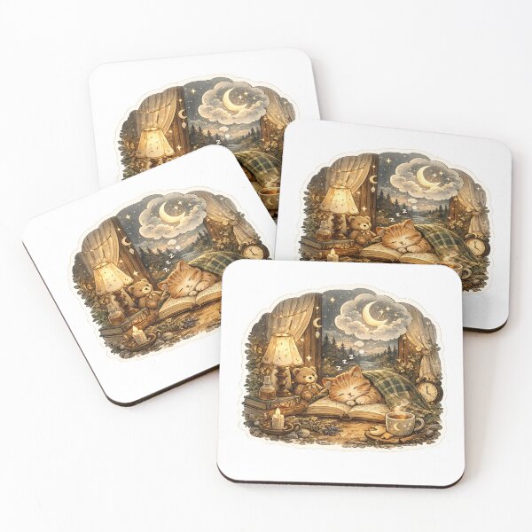 Item preview, Cozy Sleeping Book Cat Sticker designed and sold by NexusPixels.