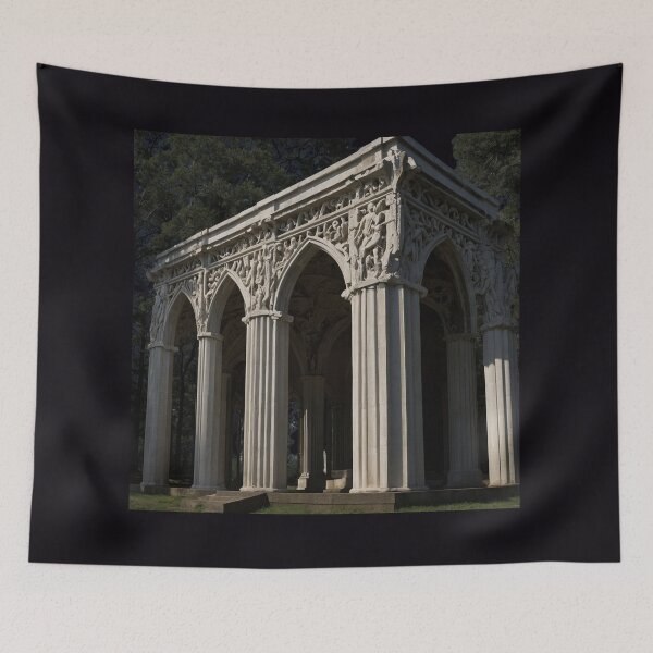 Item preview, Cathedral Column Forest With Wolf Eyes designed and sold by GeoWhimsy Studio.