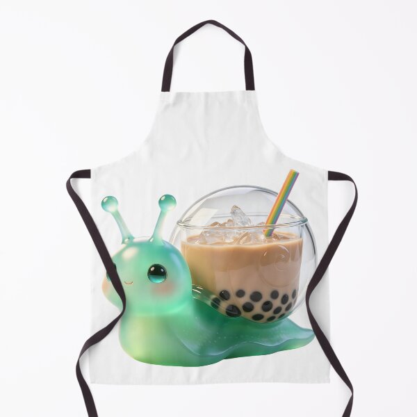Item preview, Emerald Snail - Kawaii Boba Milk Tea Crystal Edition designed and sold by ABYSSLAB.
