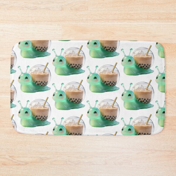 Item preview, Emerald Snail - Kawaii Boba Milk Tea Crystal Edition designed and sold by ABYSSLAB.
