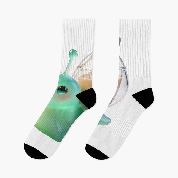 Item preview, Emerald Snail - Kawaii Boba Milk Tea Crystal Edition designed and sold by ABYSSLAB.