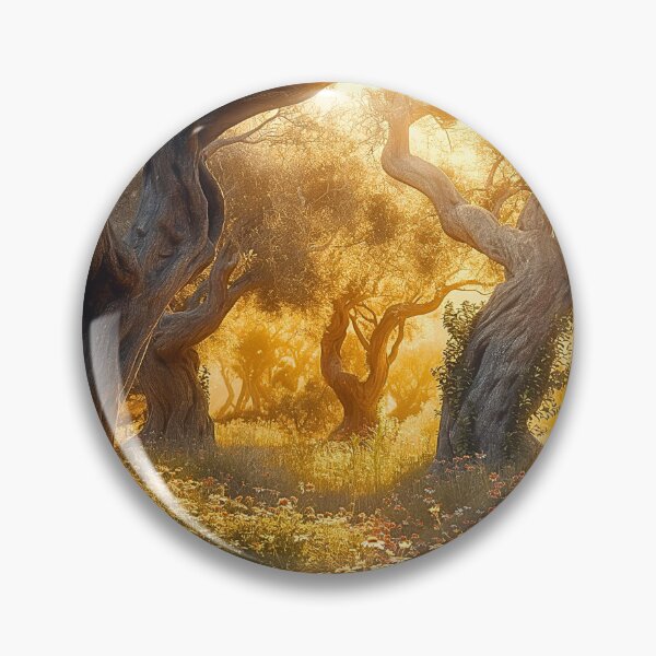 Item preview, Olive Grove Print | Golden Hour Wildflower Wall Art designed and sold by JPrintsInc.