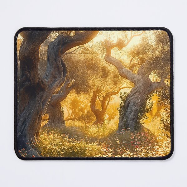 Item preview, Olive Grove Print | Golden Hour Wildflower Wall Art designed and sold by JPrintsInc.