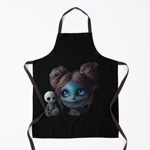 Item preview, Galaxy Stardust Creepy Doll with Skull Plushie designed and sold by LujziWorld.