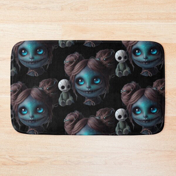 Item preview, Galaxy Stardust Creepy Doll with Skull Plushie designed and sold by LujziWorld.