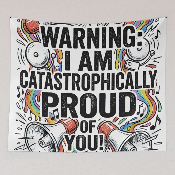 Item preview, Loud and Proud Support Alarm designed and sold by Dhenin Studio.