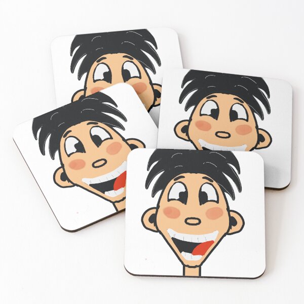 Item preview, Funny cartoon boy face expression designed and sold by robertart77.