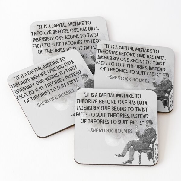 Item preview, Sherlock Holmes - Twisting facts to suit theories designed and sold by stella literarium.