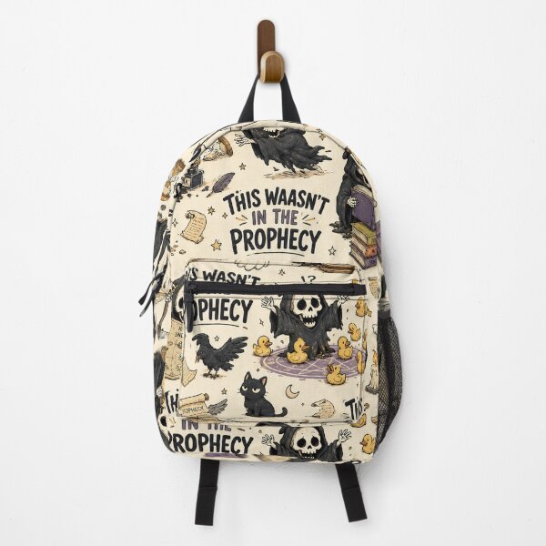 Item preview, This Wasn't In The Prophecy – Funny Grim Reaper Cartoon Pattern designed and sold by OpenDreamArts.