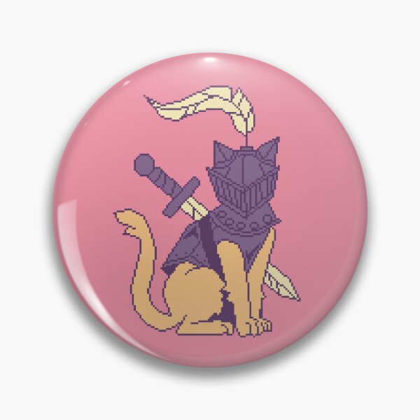 Item preview, Cute Pixel Cat Knight designed and sold by LilSeashell.