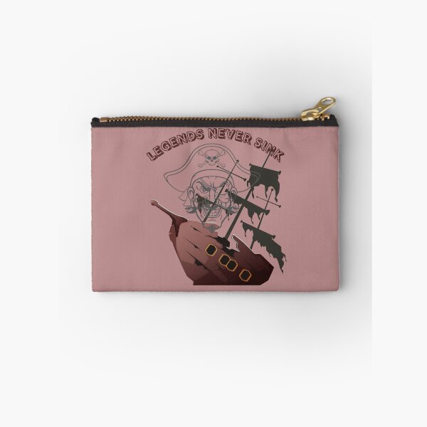 Item preview, Legends Never Sink Pirate Skull Ship - Vintage Pirate Graphic. designed and sold by LunaPrintCo.