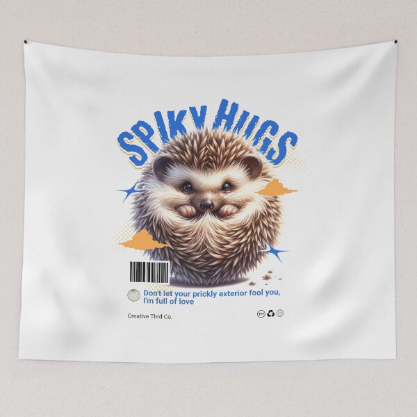 Item preview, Spiky Hugs – Cute Hedgehog designed and sold by AngryToro.