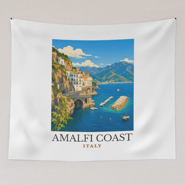 Item preview, Amalfi Coast - Italy designed and sold by GoodOldVintage.