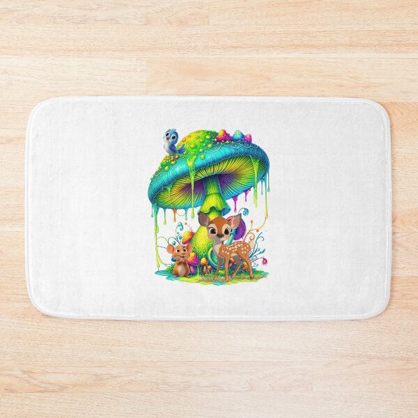Item preview, Fantasy mushroom with little friends designed and sold by LoneAngel.