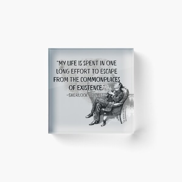 Item preview, Sherlock Holmes - Escape Commonplaces designed and sold by stella literarium.