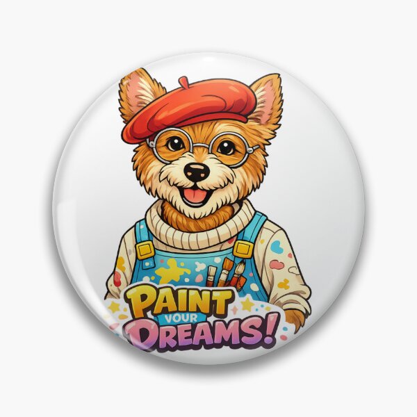 Item preview, Painter Dog Artistic Shirt designed and sold by SoftSproutstu.