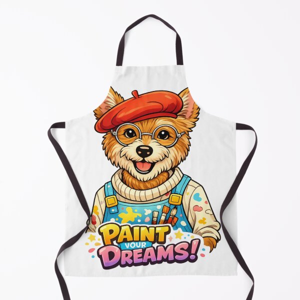 Item preview, Painter Dog Artistic Shirt designed and sold by SoftSproutstu.
