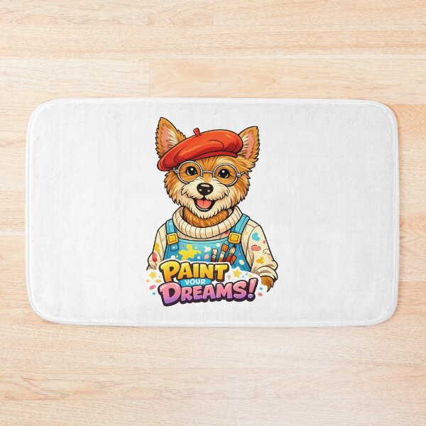 Item preview, Painter Dog Artistic Shirt designed and sold by SoftSproutstu.
