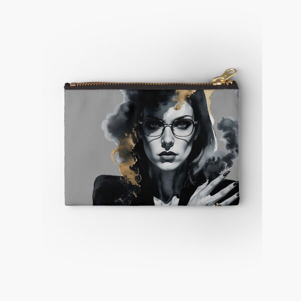 Item preview, Mystery Secret Agent Woman Watercolor | Spy Thriller Art | Femme Fatale Intelligence Operative designed and sold by Biedroneczka.