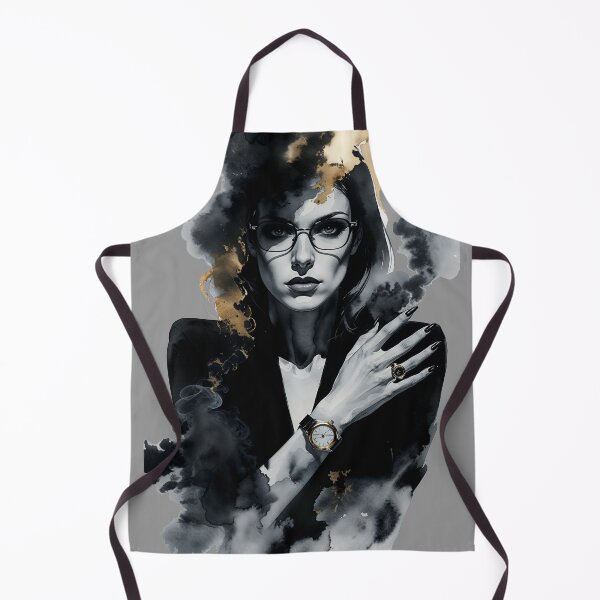 Item preview, Mystery Secret Agent Woman Watercolor | Spy Thriller Art | Femme Fatale Intelligence Operative designed and sold by Biedroneczka.