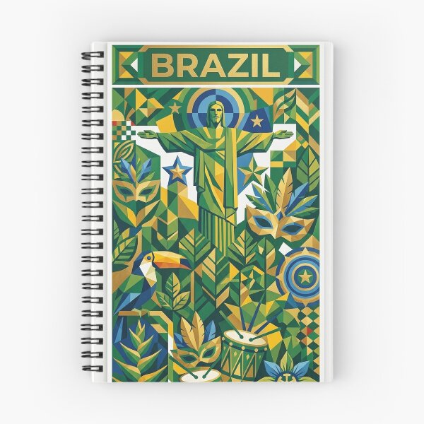 Item preview, Brazil Cubist Art Poster – Christ the Redeemer Abstract Wall Art – ZK PRO designed and sold by zalakopro.
