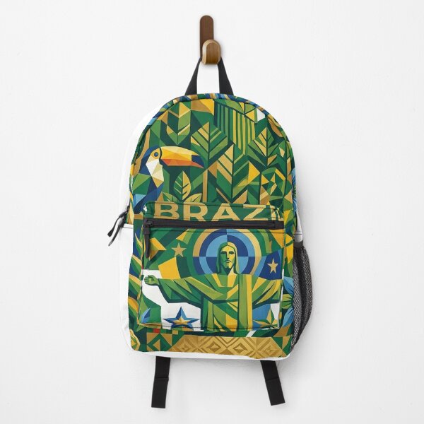 Item preview, Brazil Cubist Art Poster – Christ the Redeemer Abstract Wall Art – ZK PRO designed and sold by zalakopro.