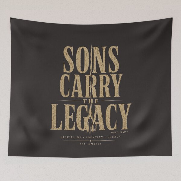 Item preview, Sons Carry The Legacy Shirt | Legacy Mindset Design | Father Son Collection designed and sold by BOOGY LEGACY™.