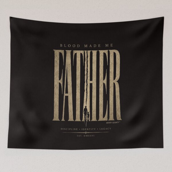 Item preview, Blood Made Me Father Shirt | Fatherhood Legacy Design | Masculine Family Apparel designed and sold by BOOGY LEGACY™.