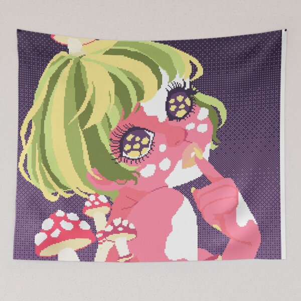 Item preview, Pixel Mushroom Girl designed and sold by LilSeashell.