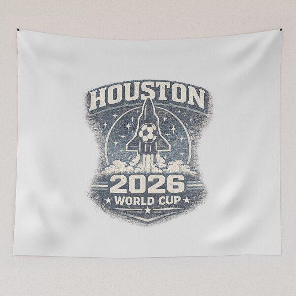 Item preview, Houston World Cup 2026 – Space City Launch designed and sold by ArthUpscale.