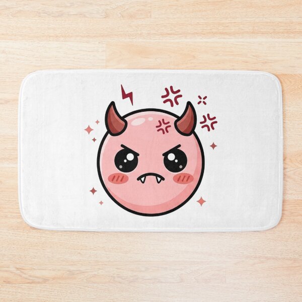 Item preview, Cute Angry Devil Horns Fangs Emoji designed and sold by Tom-Riley.