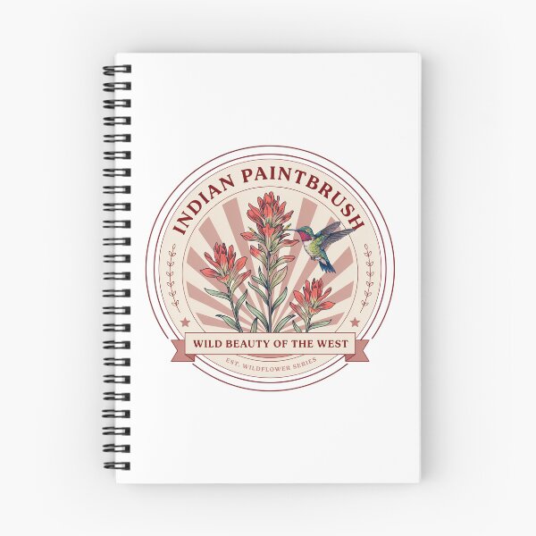 Item preview, Indian Paintbrush Wild Beauty of the West – Western Wildflower & Hummingbird Nature Design designed and sold by ArcticFoxStudio.