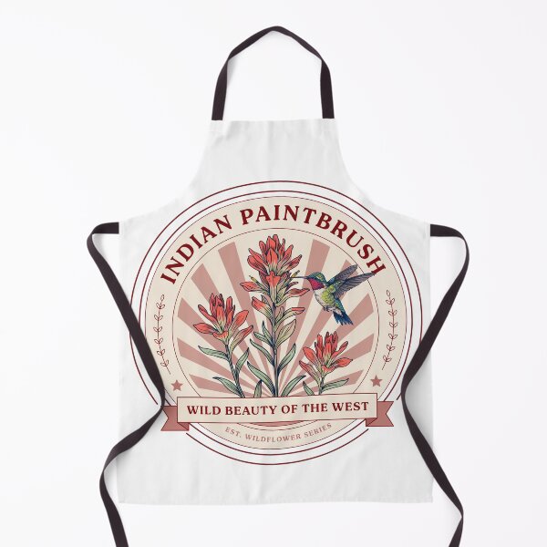 Item preview, Indian Paintbrush Wild Beauty of the West – Western Wildflower & Hummingbird Nature Design designed and sold by ArcticFoxStudio.