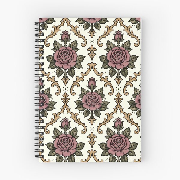 Item preview, Papel pintado de rosas victorianas - Estilo tatuaje neotradicional designed and sold by fairycoffins.