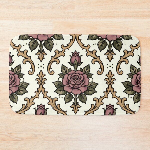 Item preview, Victorian Rose Wallpaper - Neotraditional Tattoo Style designed and sold by fairycoffins.