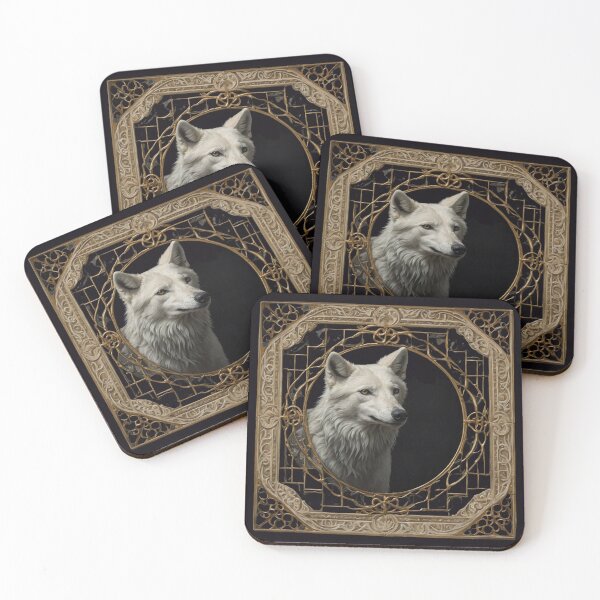 Item preview, She-Wolf Carrying Sacred Heir Through Cathedral designed and sold by GeoWhimsy Studio.