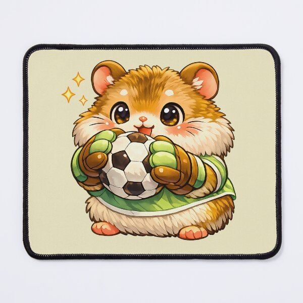 Item preview, Goalkeeper Hamster ?? Cute Football Goalie Design designed and sold by Pick'n Quick.