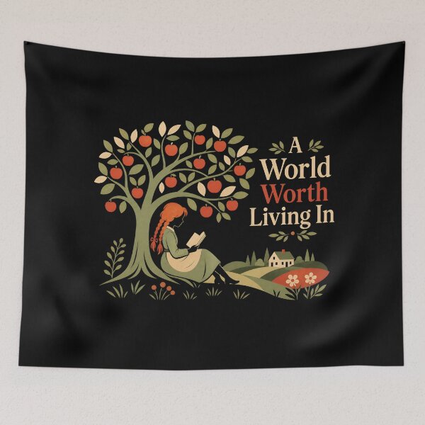 Item preview, Tomorrow Is Always Fresh Anne of Green Gables Poster Art designed and sold by Fenay Designs.