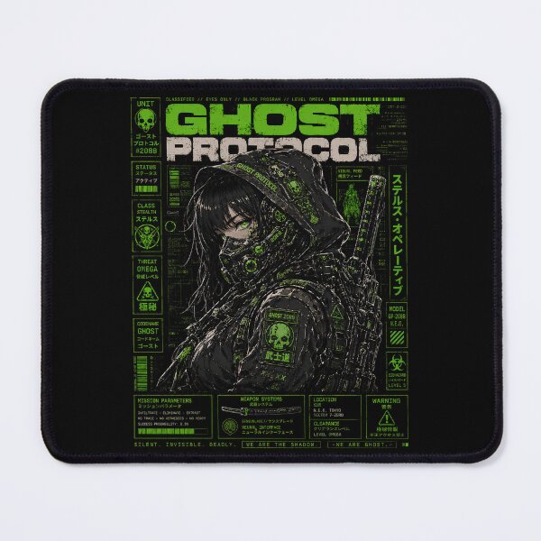 Item preview, Ghost Protocol - Assassin Cyberpunk & Ninja Techwear | Tokyo Streetwear designed and sold by saamessart.