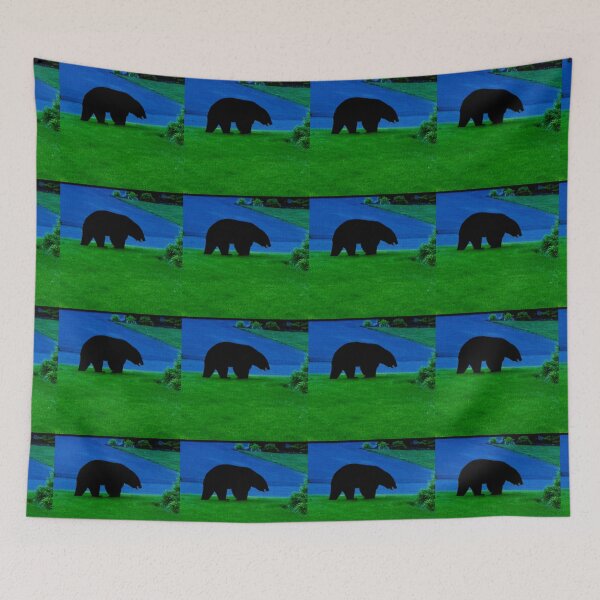 Item preview, Black Bear on Golf Course designed and sold by PopPucks.