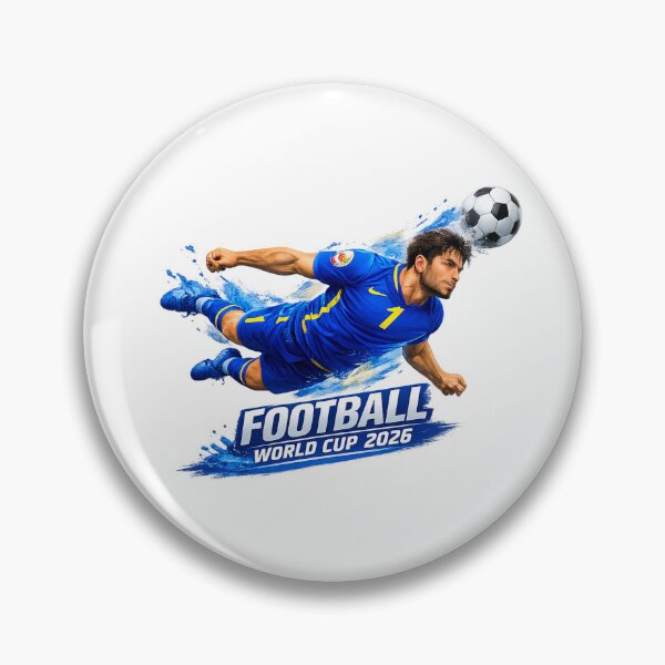 Item preview, 2026 World Cup: Dynamic Footballer Illustration designed and sold by CHRIST5000.