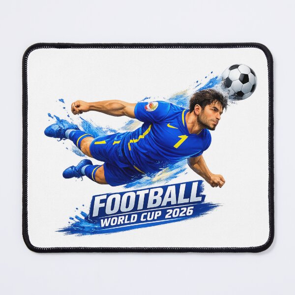 Item preview, 2026 World Cup: Dynamic Footballer Illustration designed and sold by CHRIST5000.
