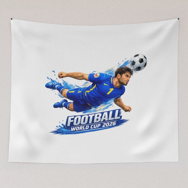 Item preview, 2026 World Cup: Dynamic Footballer Illustration designed and sold by CHRIST5000.