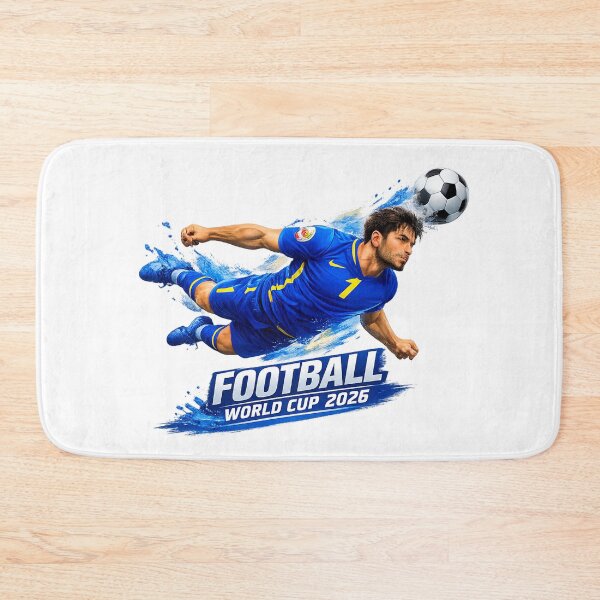 Item preview, 2026 World Cup: Dynamic Footballer Illustration designed and sold by CHRIST5000.