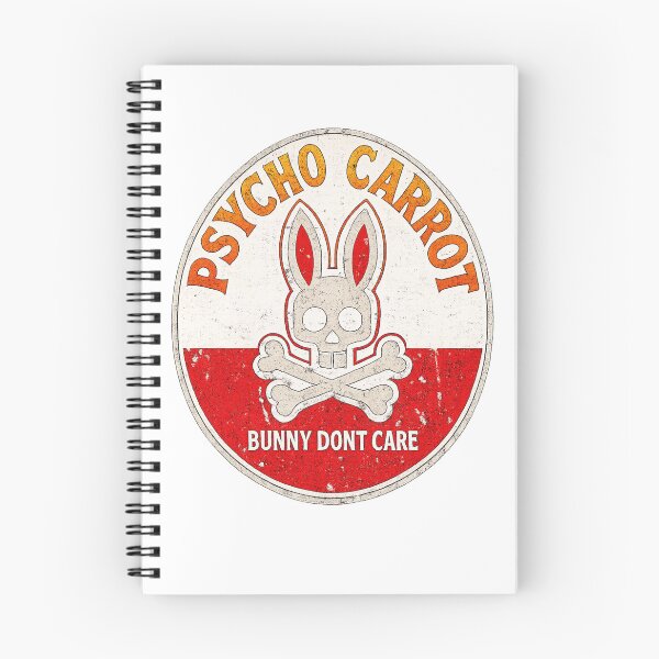 Item preview, Psycho Carrot Bunny Skull Shirt - Bunny Don't Care designed and sold by UrbanPrintVibes.
