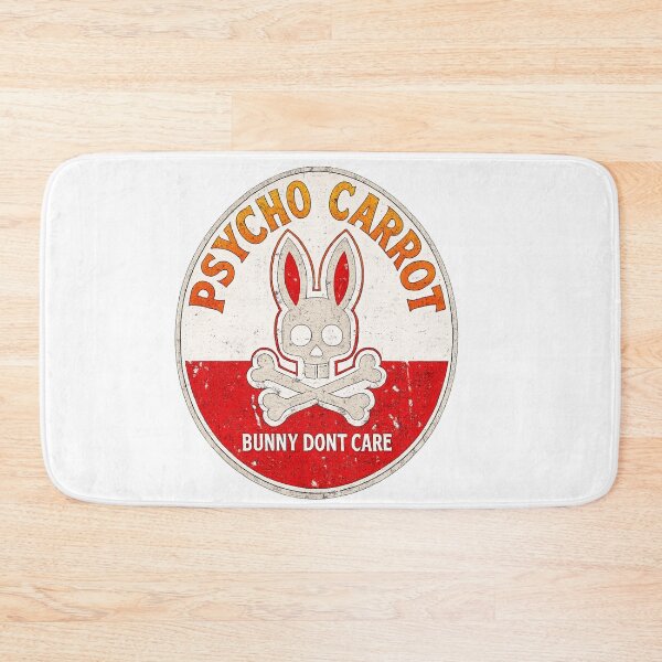 Item preview, Psycho Carrot Bunny Skull Shirt - Bunny Don't Care designed and sold by UrbanPrintVibes.