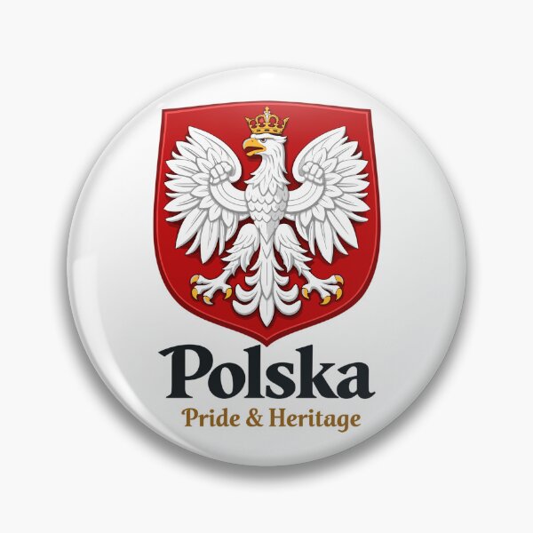 Item preview, Polska Pride & Heritage – Polish Coat of Arms T-Shirt designed and sold by Pineapple-Tree.