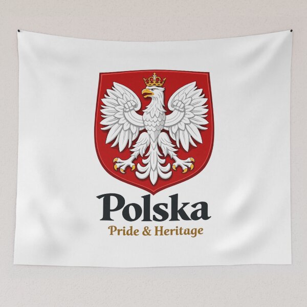 Item preview, Polska Pride & Heritage – Polish Coat of Arms T-Shirt designed and sold by Pineapple-Tree.